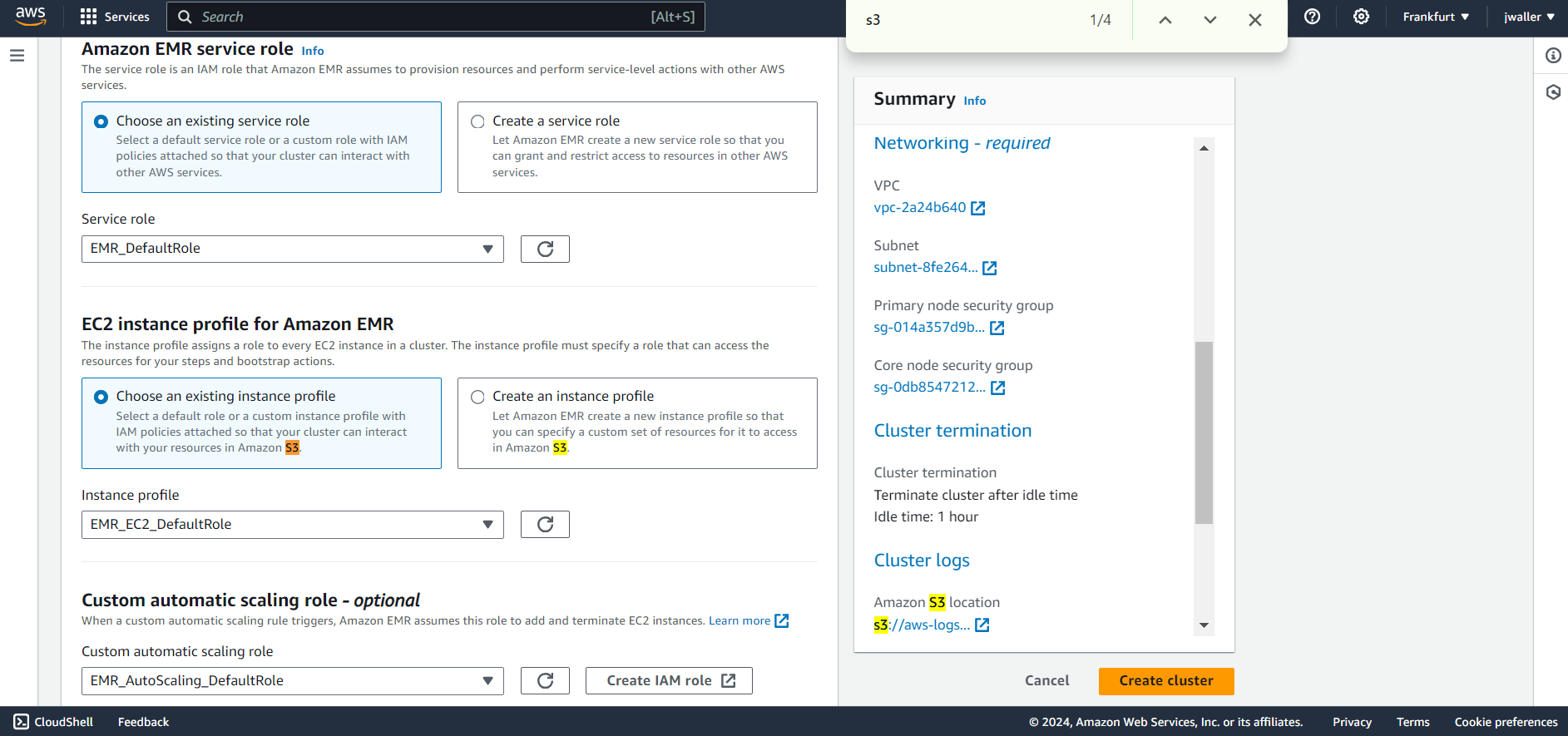 emr roles